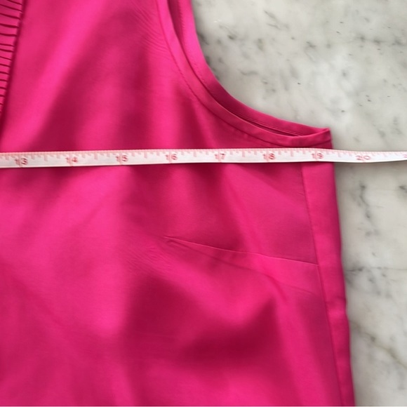 J crew Silk Blouse hot pink size 8 - Picture 4 of 5